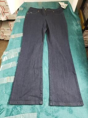 Bianca Nygard Jeans Size 10 Womens Blue Denim Pants Ladies Mid Rise Bootcut NWT